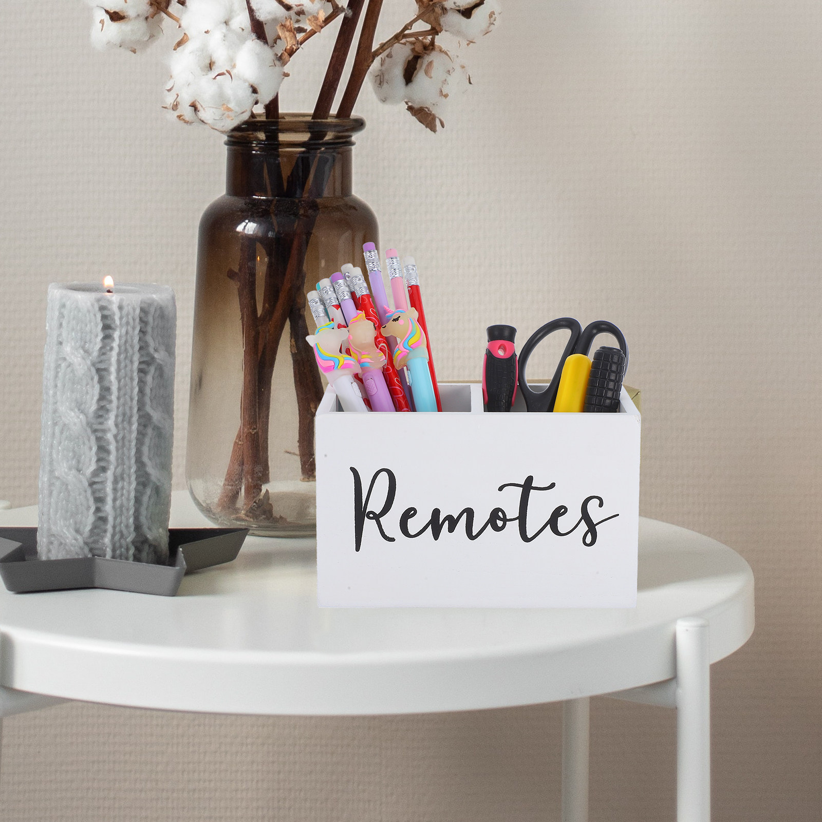 Rustic Wood Remote Control Hol - Food Storage Room reseña y precio