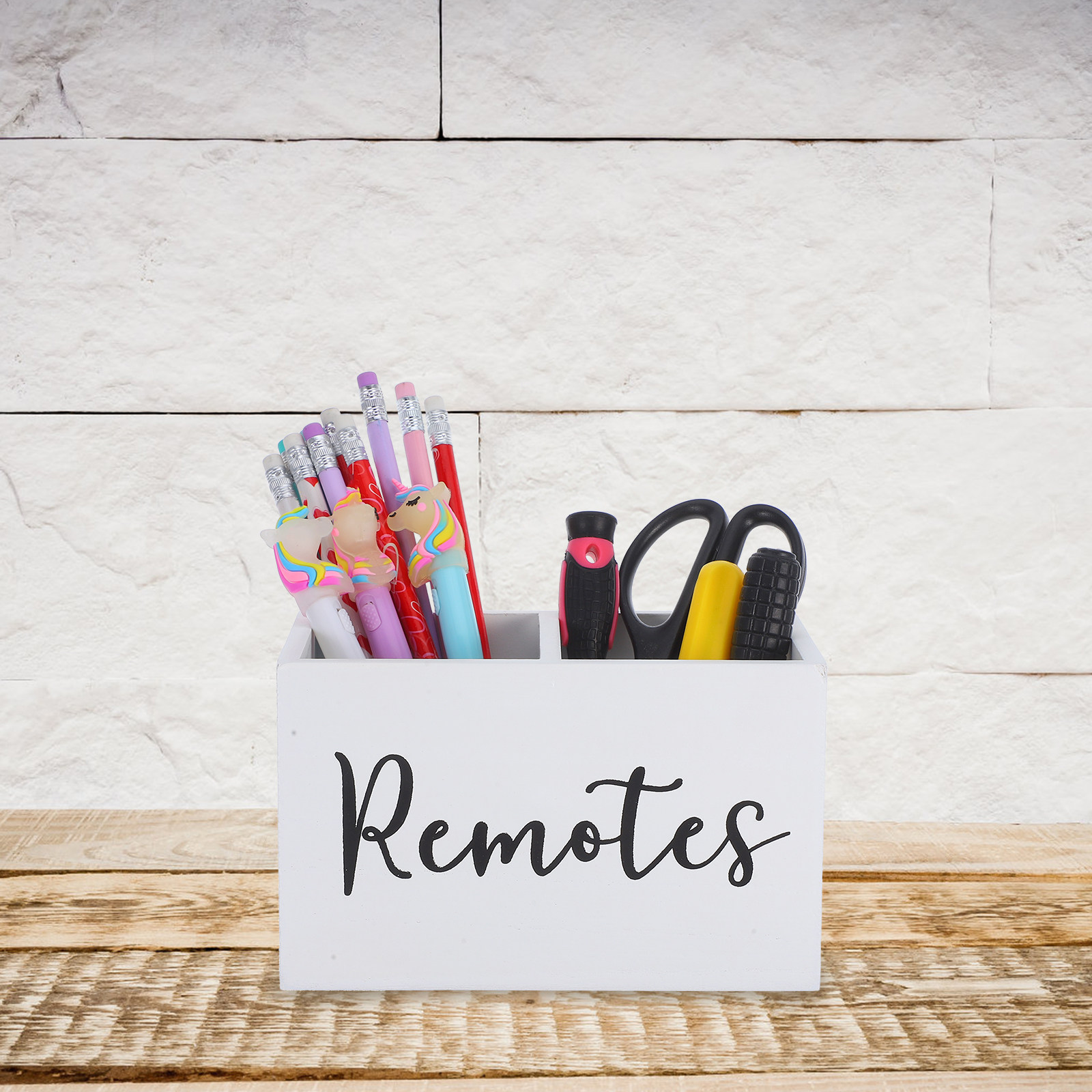 Rustic Wood Remote Control Hol - Food Storage Room reseña y precio