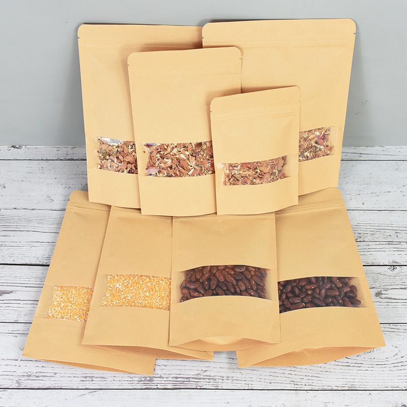20/50pcs Kraft Paper Zip Lock  - Lock And Lock Food Storage reseña y precio