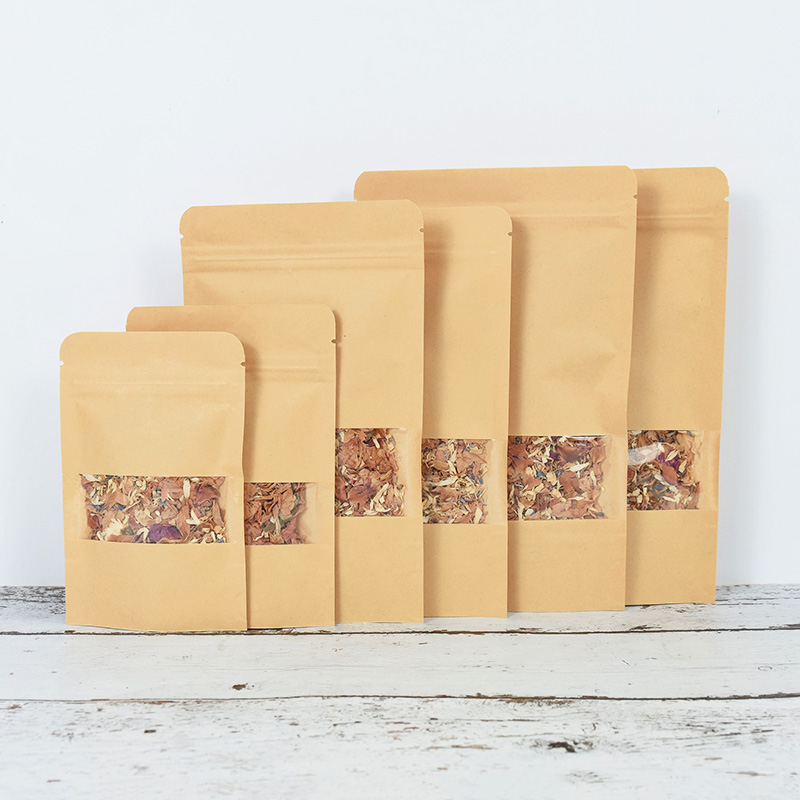 20/50pcs Kraft Paper Zip Lock  - Lock And Lock Food Storage reseña y precio