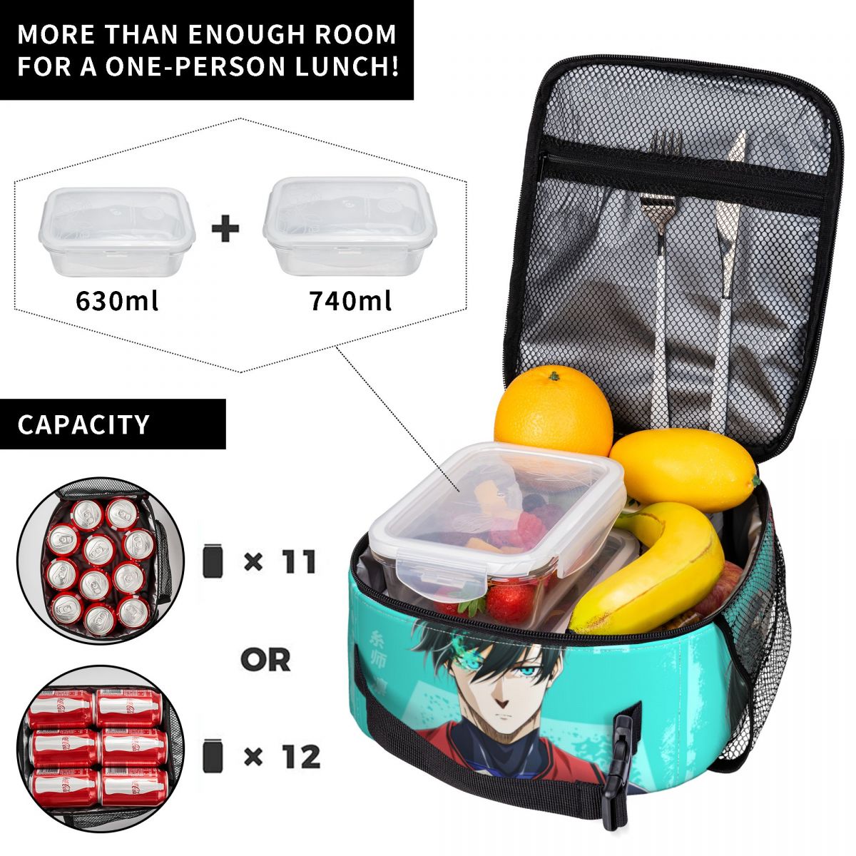 Anime Blue Locks Product Insul - Lock And Lock Food Storage reseña y precio