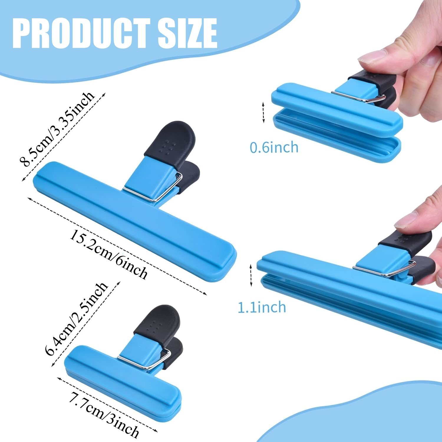 3-12PCS Multi Purpose Sealing  - Food Storage Roll Bags reseña y precio