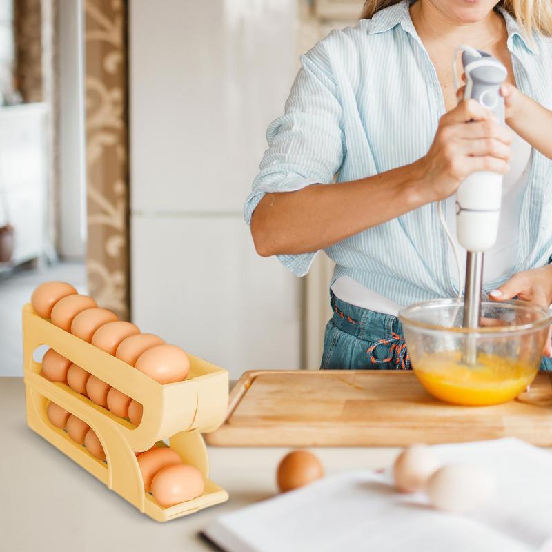 Automatic Scrolling Egg Rack H - Egg Storage Holder reseña y precio