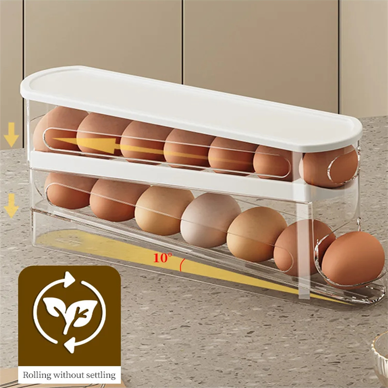 Slide Type Egg Carton Double A - Egg Storage Holder reseña y precio