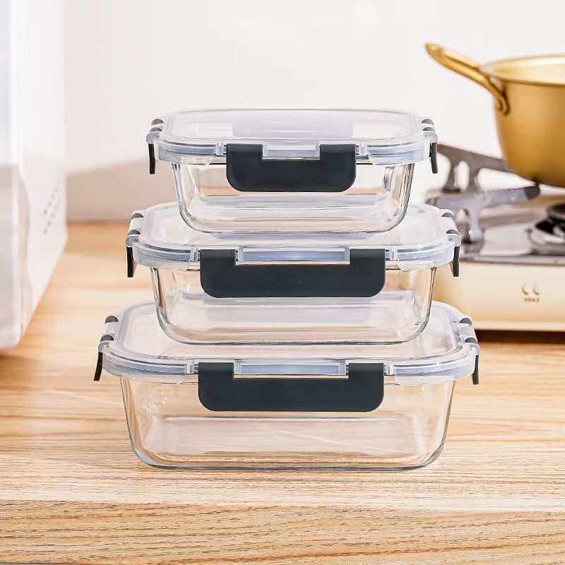 Glass Food Storage Container W - Food Storage Glass Box reseña y precio