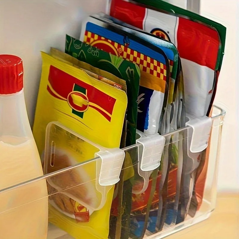 5-20PCS Sturdy Clear Refrigera - Food Storage For Room reseña y precio