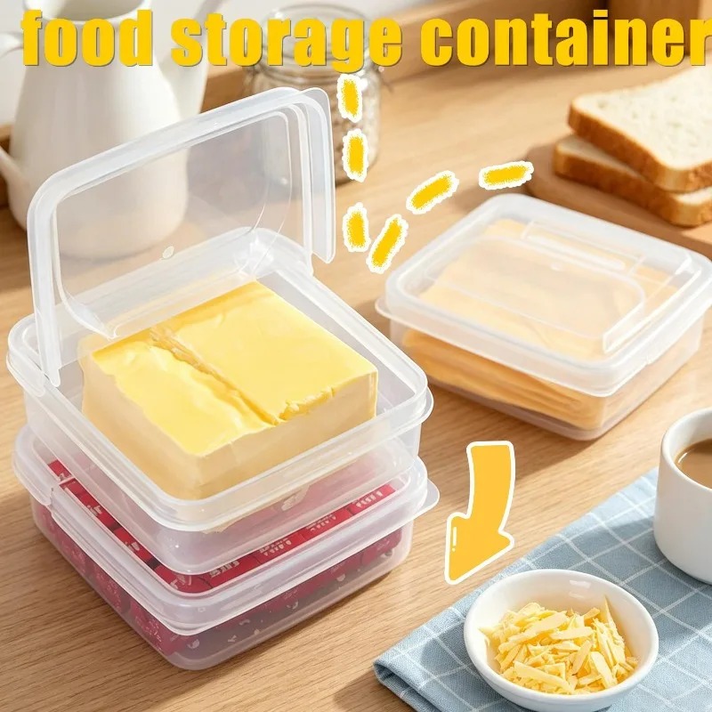 Transparent Sliced Cheese Cont - Food Storage Freezer Containers reseña y precio