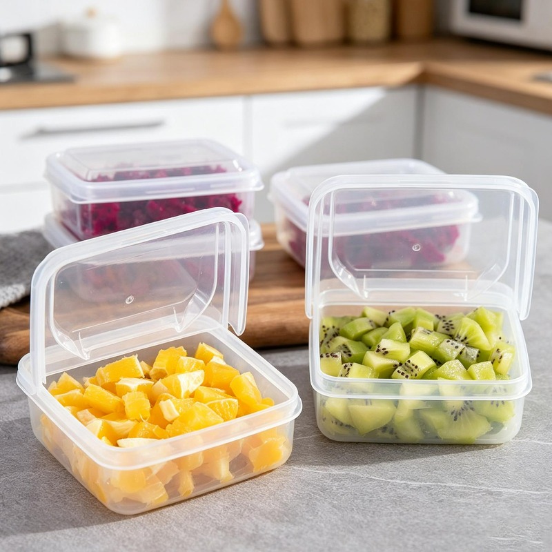 Transparent Sliced Cheese Cont - Food Storage Freezer Containers reseña y precio