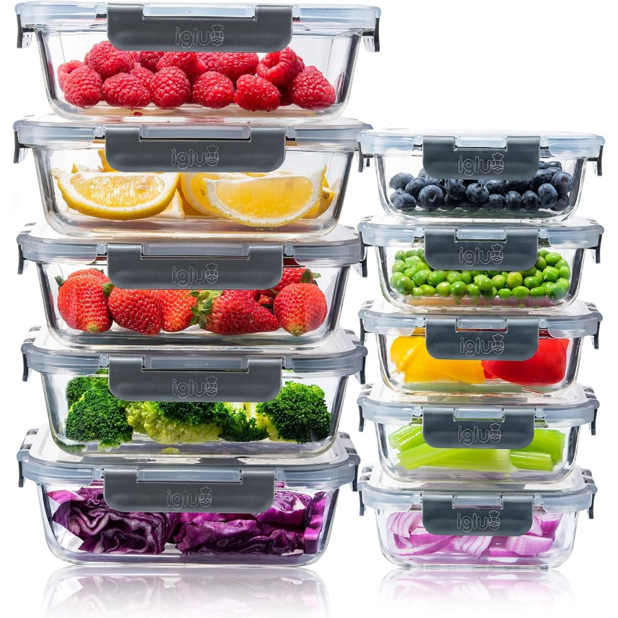 Glass Food Storage Containers  - Lock And Lock Food Storage reseña y precio