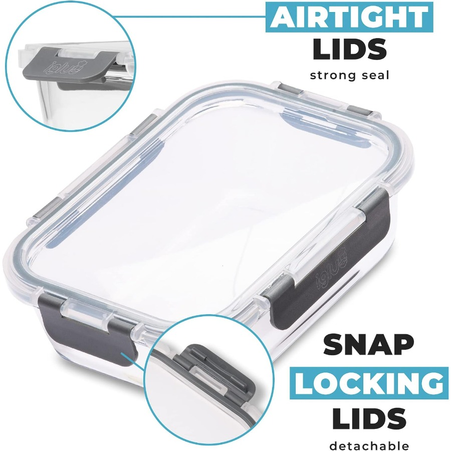 Glass Food Storage Containers  - Lock And Lock Food Storage reseña y precio