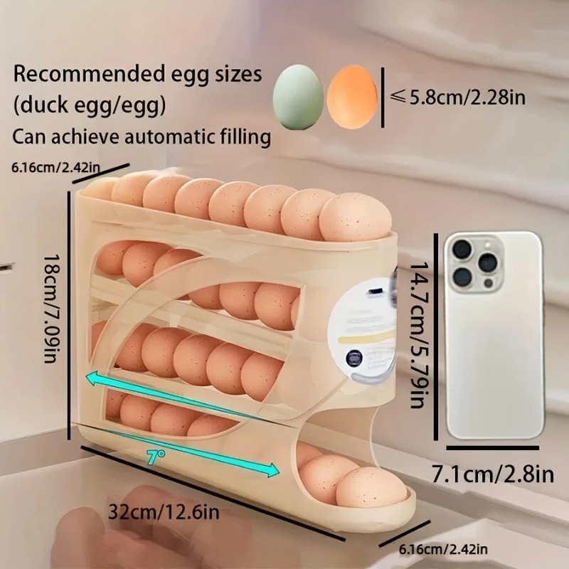 Refrigerator Egg Holder Automa - Egg Storage Holder reseña y precio