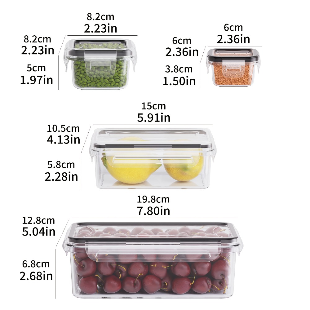 Set BPA-Free Airtight Food Con - Food Storage Freezer Containers reseña y precio
