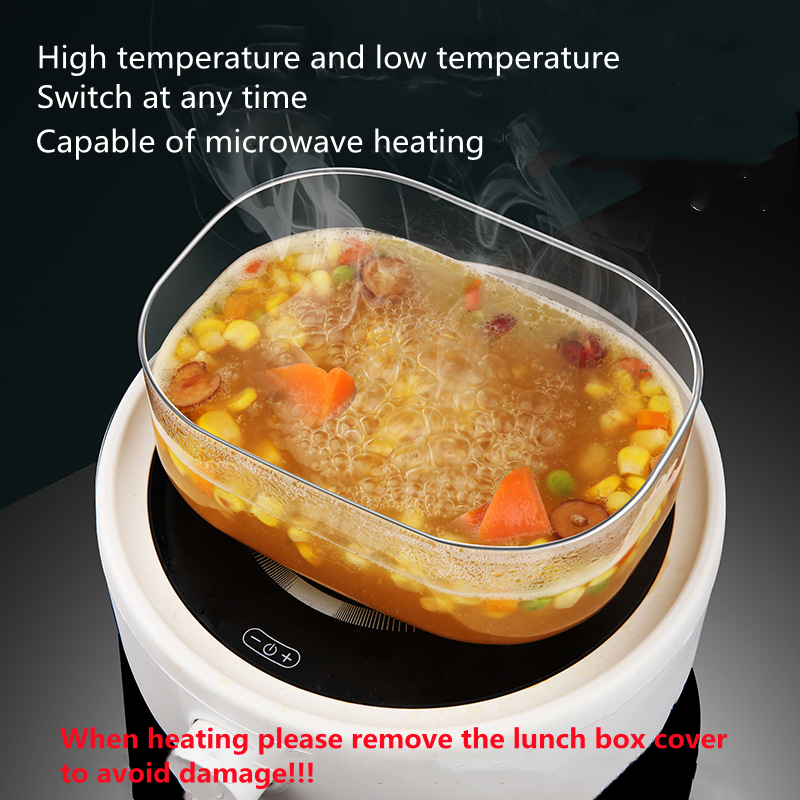 High Borosilicate Glass Rectan - Food Storage Glass Box reseña y precio