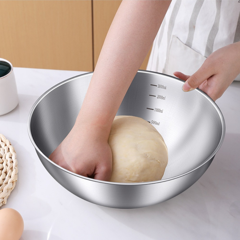 3pcs Stainless Steel Bowl Set  - Food Storage For Room reseña y precio