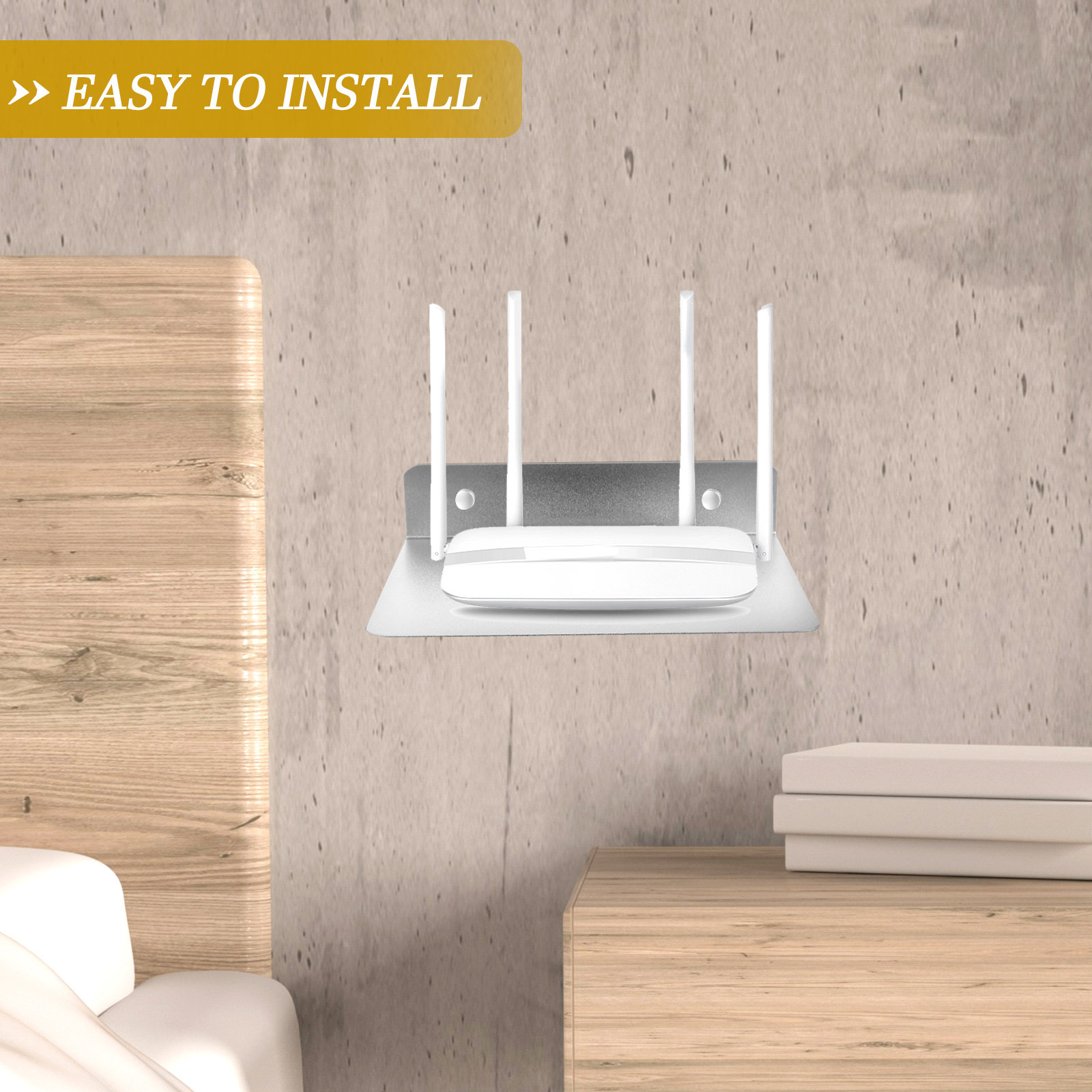 Wall Mount Shelf Aluminum Smal - Food Storage Rack reseña y precio