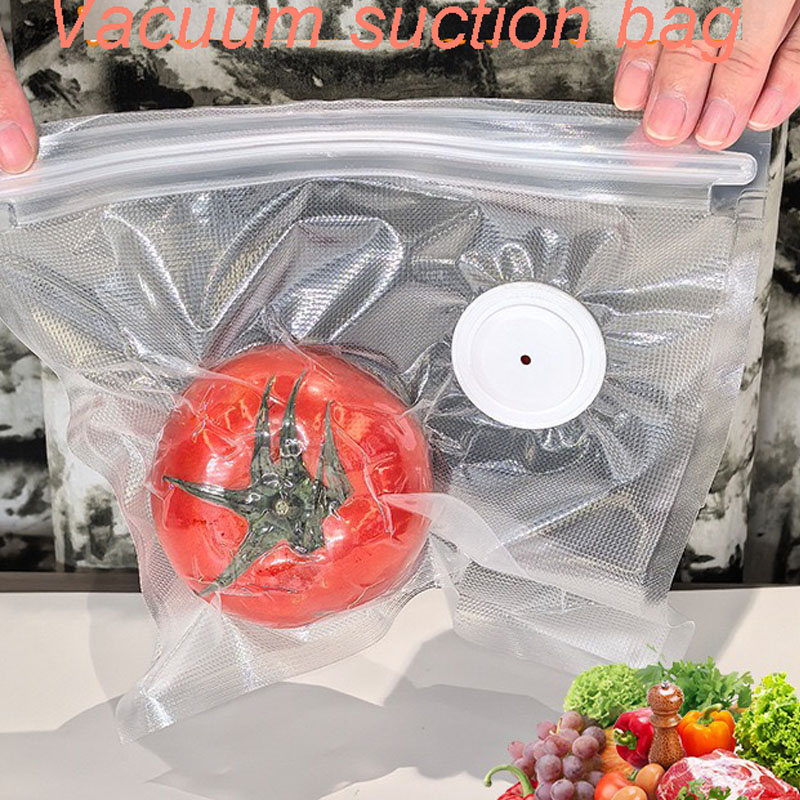 New Reusable Air Vacuum Storag - Food Storage Roll Bags reseña y precio
