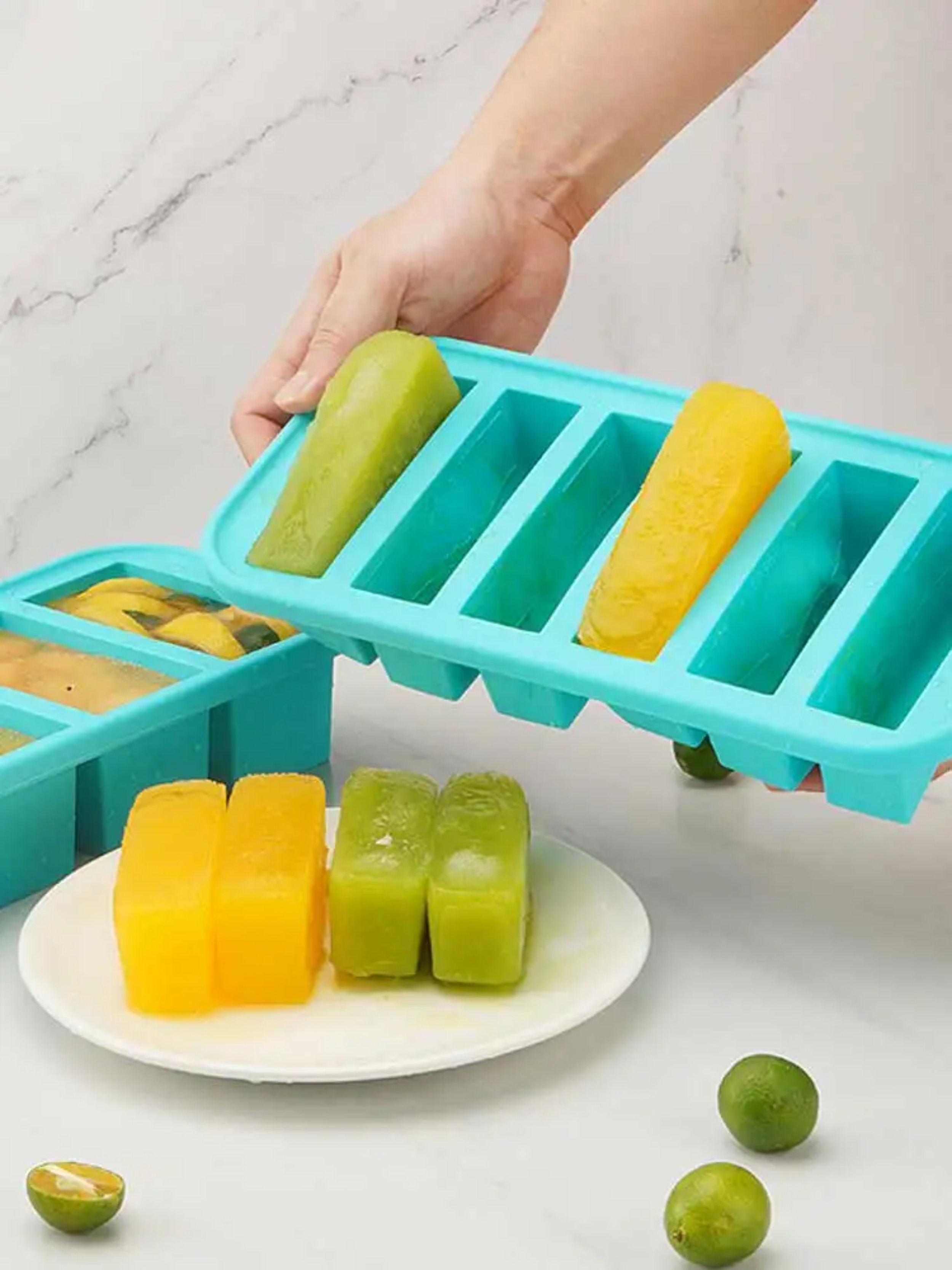 1PC 2/4/6Grid Silicone Freezer - Food Storage Method reseña y precio