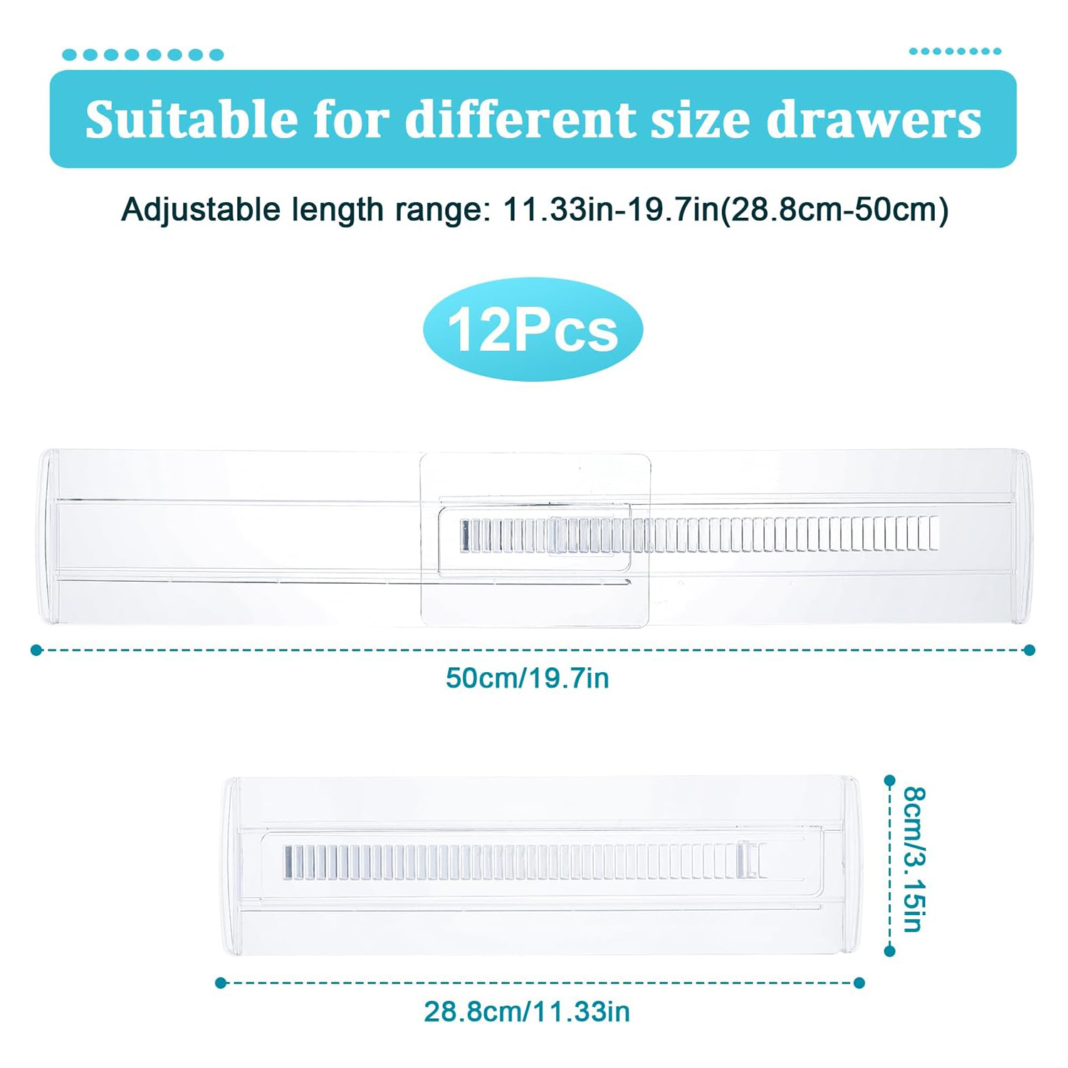 4/6/8/12 Pack Expandable Drawe - Food Storage For Room reseña y precio