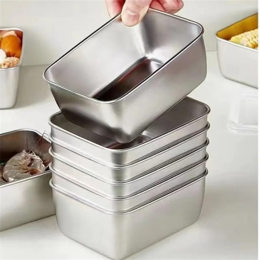 1/3/5pcs Stainless Steel Food  - Food Storage Method reseña y precio