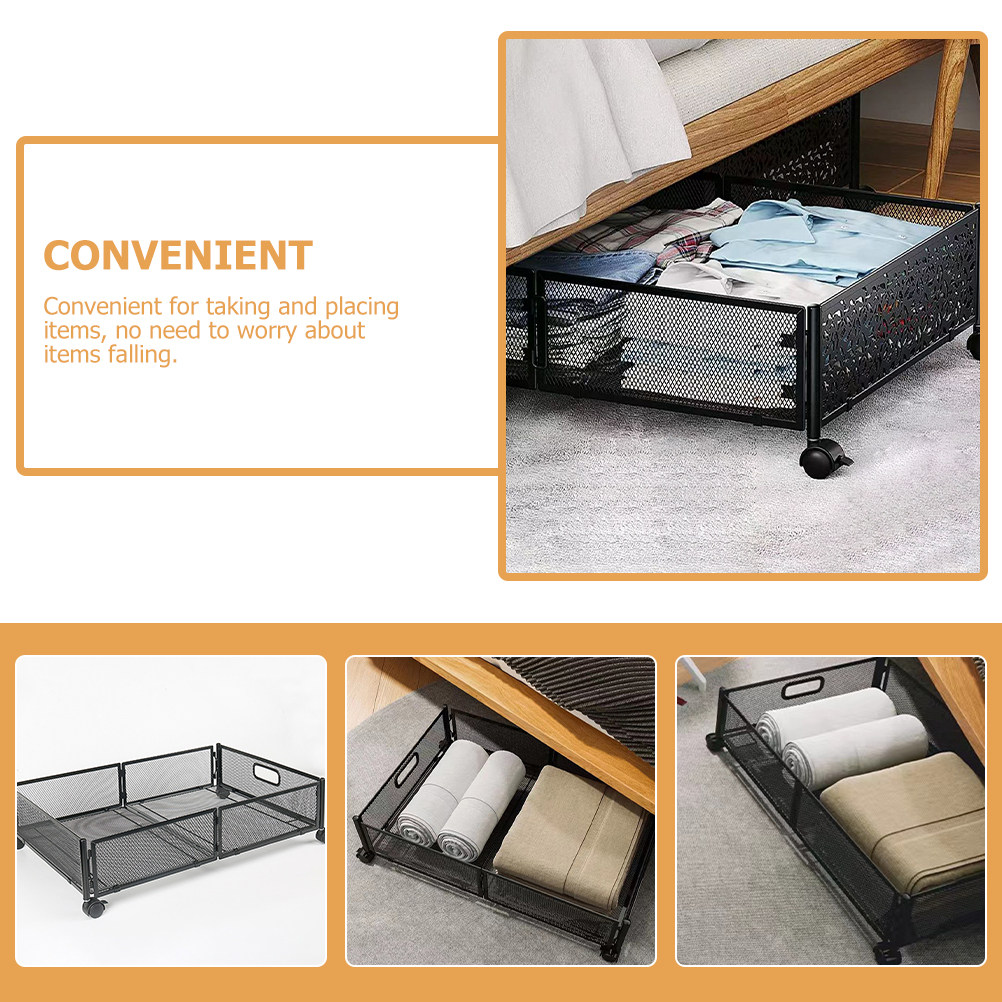 Foldable Under Bed Storage Org - Food Storage Under Bed reseña y precio