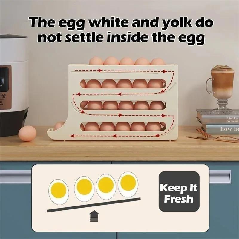 Refrigerator Eggs Storage Box  - Egg Storage Holder reseña y precio