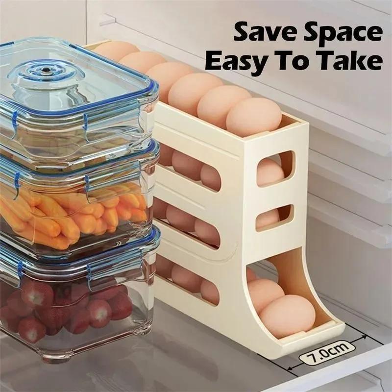 Refrigerator Eggs Storage Box  - Egg Storage Holder reseña y precio