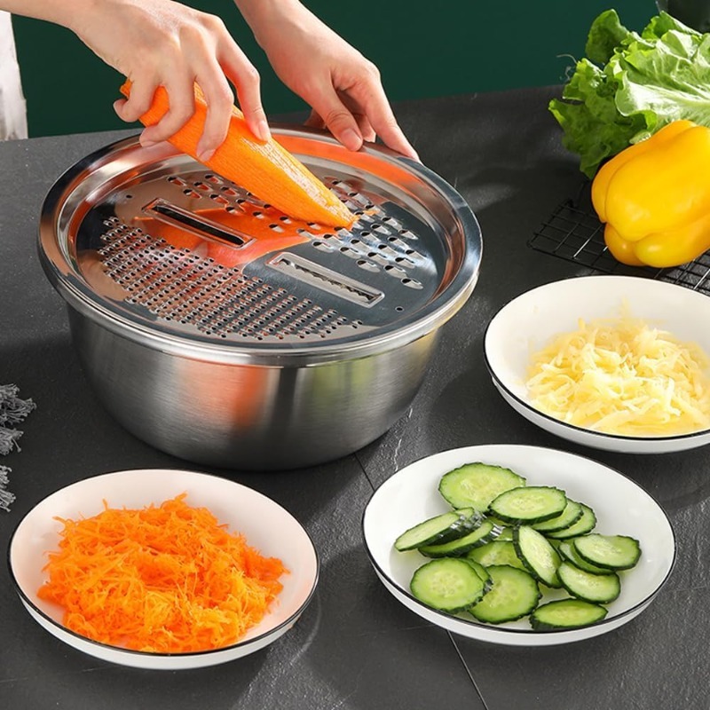3 in 1 Multifunctional Stainle - Food Storage Vegetables reseña y precio