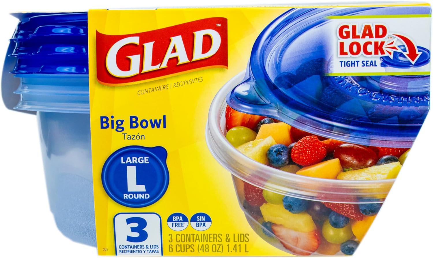 48 oz Round Food Storage Conta - Lock And Lock Food Storage reseña y precio