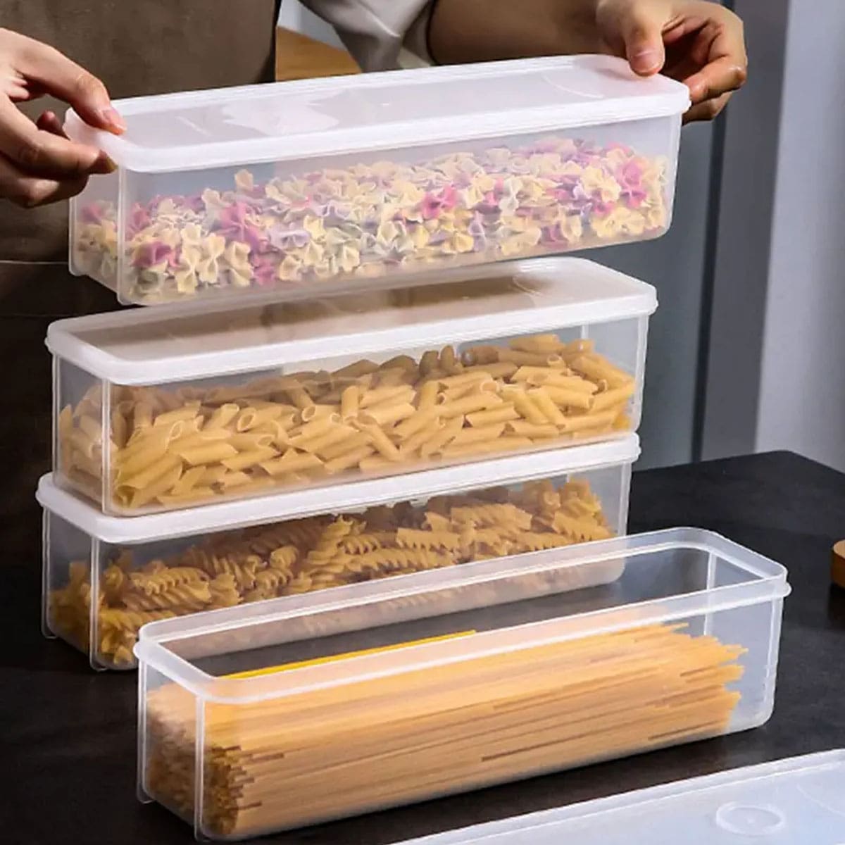 1 Plastic Transparent Storage  - Food Storage Freezer Containers reseña y precio
