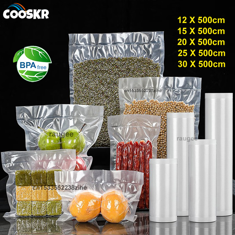 Vacuum Bags for Food Vacuum Se - Food Storage Roll Bags reseña y precio