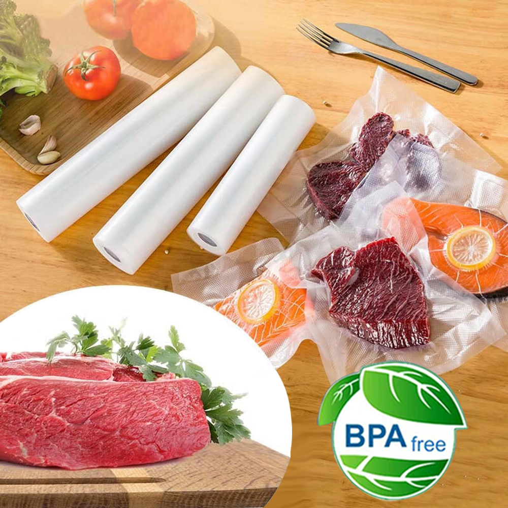 Vacuum Bags for Food Vacuum Se - Food Storage Roll Bags reseña y precio