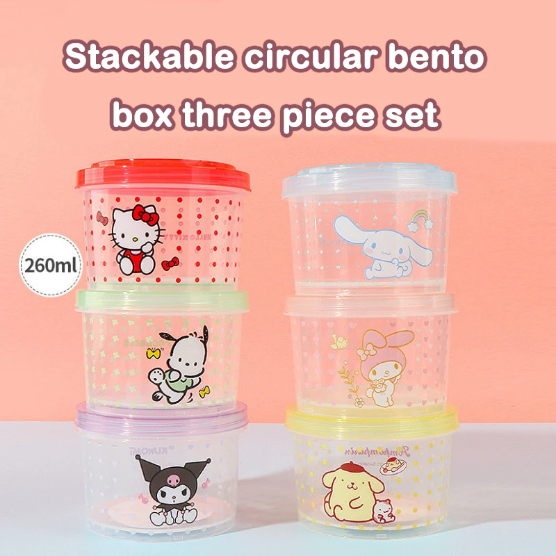 Kitty Bento Box Set 3 Pieces C - Food Storage Room reseña y precio